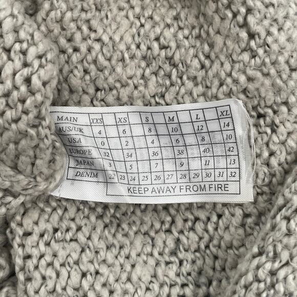 ONE X ONE TEASPOON Oatmeal Colored Sweater Size S - Picture 6 of 7